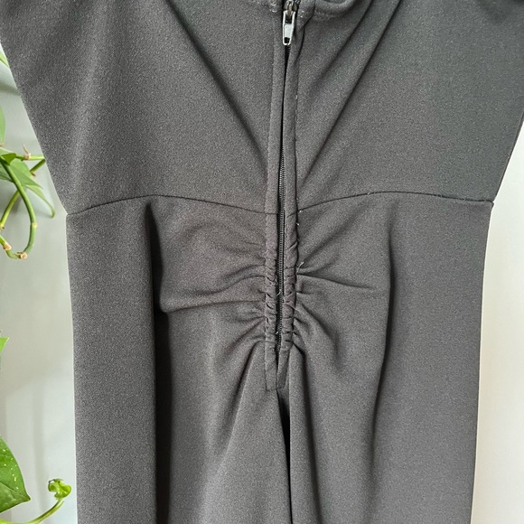 Formal Black Floor Length Dress- Size SMALL - Picture 3 of 11